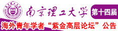 操女人逼逼网站南京理工大学第十四届海外青年学者紫金论坛诚邀海内外英才！